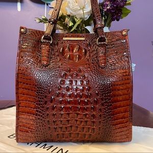 NWOT Brahmin Maeve Tote Bag in Pecan Color